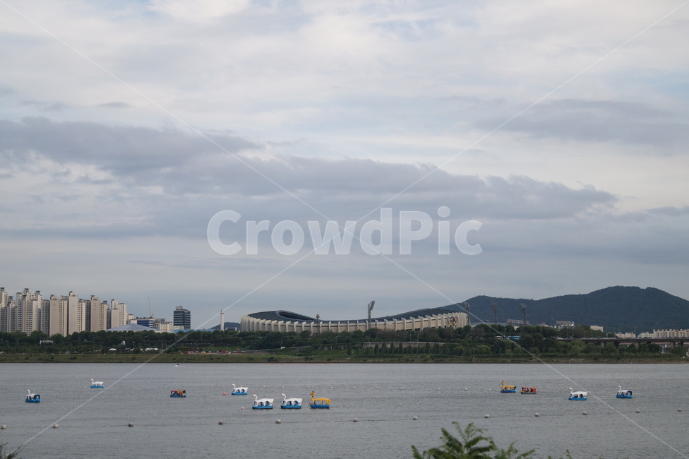 서울공원,한강공원,한강,hanriver,lottetower,landscape,풍경,오리배
