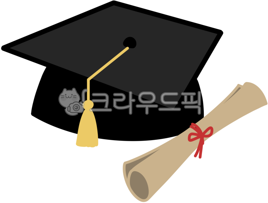학사모, 졸업장, 졸업, 학사모일러스트, 졸업일러스트, 사진,이미지,일러스트,캘리그라피 - JDesign작가