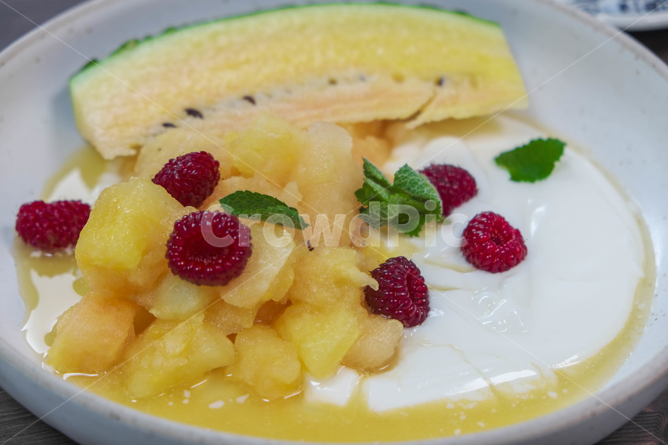 요거트,수박,산딸기,디저트,raspberry,fruit,과일,food,민트