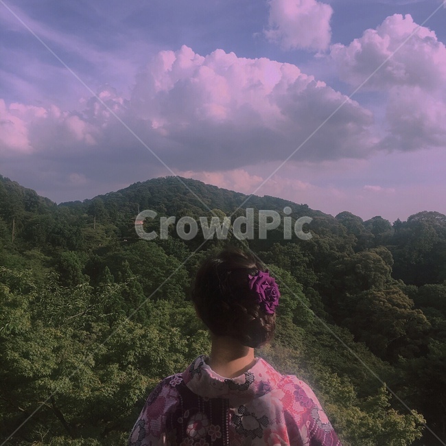 뒷모습,교토,기모노,여자,여자뒷모습,사람,여성,여자,woman,female,lady