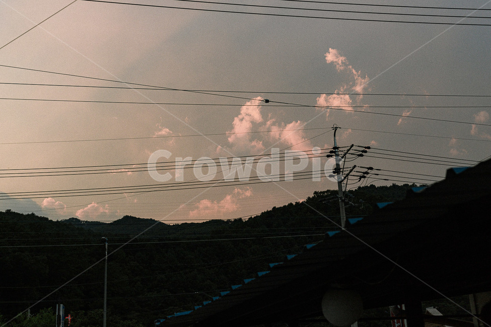 하늘,자연,날씨,구름,야외,감성사진,시골,자연,풍경,nature,landscape,cable,케이블,power lines,전력선,electric transmission tower,송전탑