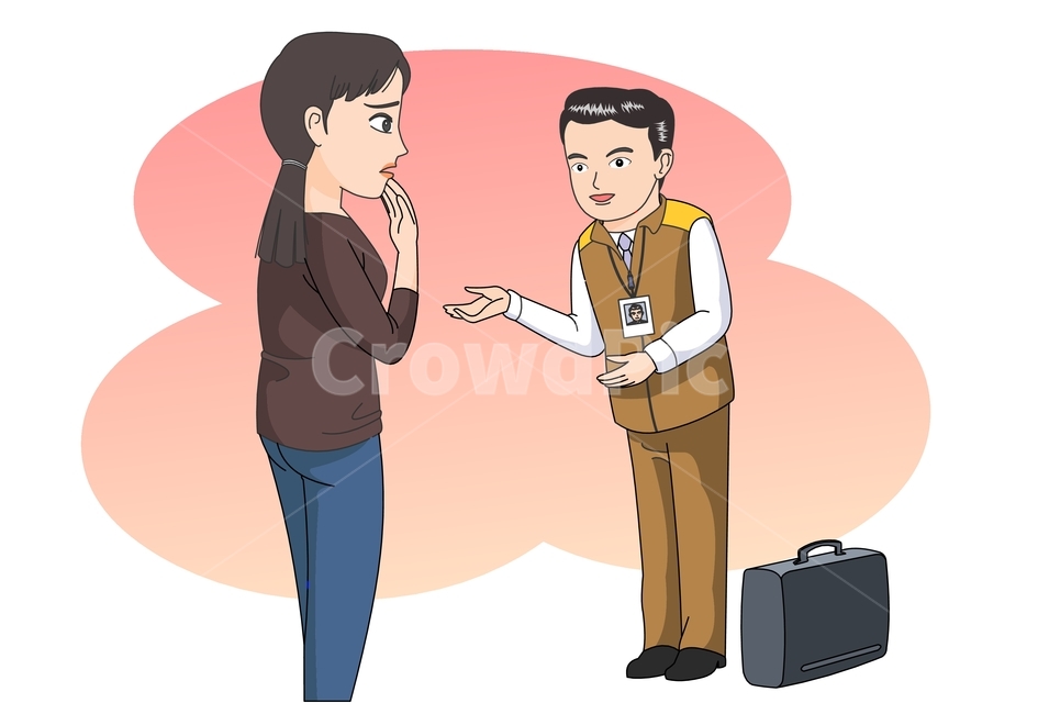 일러스트,벡터,이미지,핸드드로잉,드로잉,아트,만화,클립아트,그래픽,디자인,상황,상황그림,상업미술,일러스트레이션,직원교육,교육,삽화,캐릭터,상황컷,서비스,고객응대,남자,여자,서비스기사,as기사,주부,아줌마,as센터,불친절,불만족,수리비,청구,고객만족,만족,남녀,방문,시추에이션,동작,행동,방문상담,방문기사,person,사람,standing,서있는,human,인간,가방,상담,요구,요청,수리,응대,실망,설명,성실,그래픽,일러스트레이션,graphic,illustration