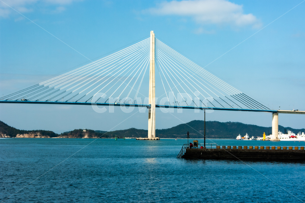 bridge,다리,목포대교,바다,하늘,대교,교량,건축물,건물외관,exterior,building,structure,architecture,construction