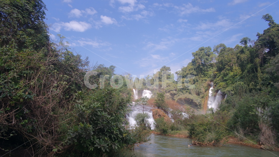 하늘,폭포,자연,nature,waterfall,물,water,outdoors,미얀마,myanmar