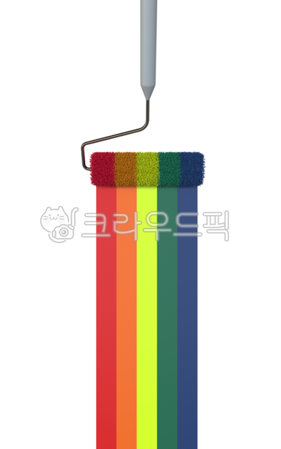 rainbow,Roller,paint,seven,Paint,colorful,Painting,interior