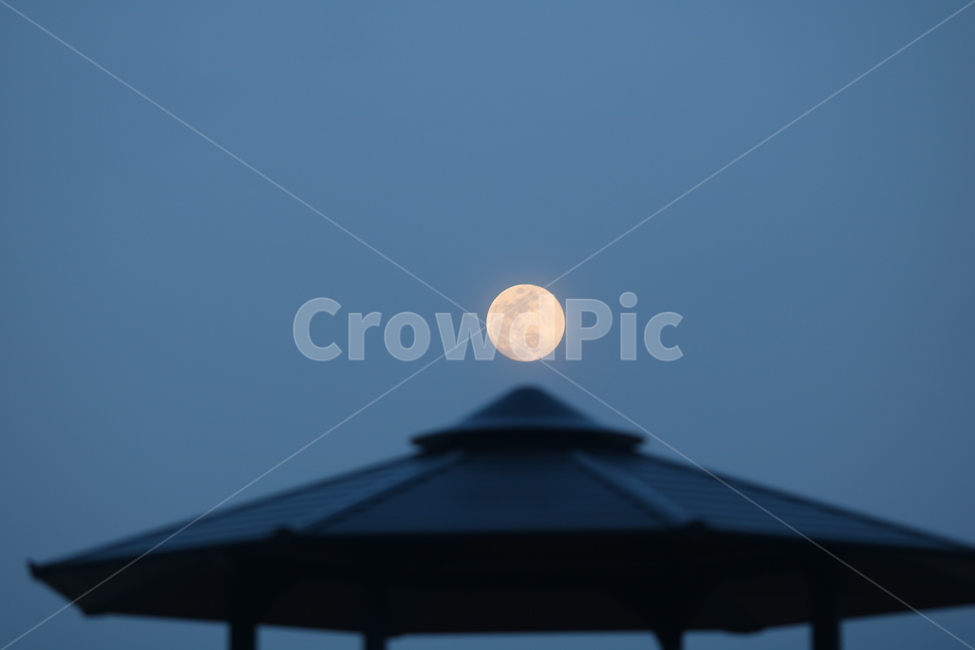 달,원두막,하늘,풍경,야경,자연,풍경,nature,landscape,야경,밤,nightscape,night,outdoors,옥외