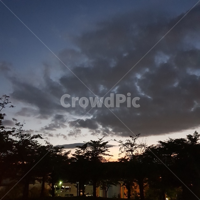 저녁,풍경,하늘,구름,일몰,자연,풍경,nature,landscape,weather,날씨,outdoors,옥외