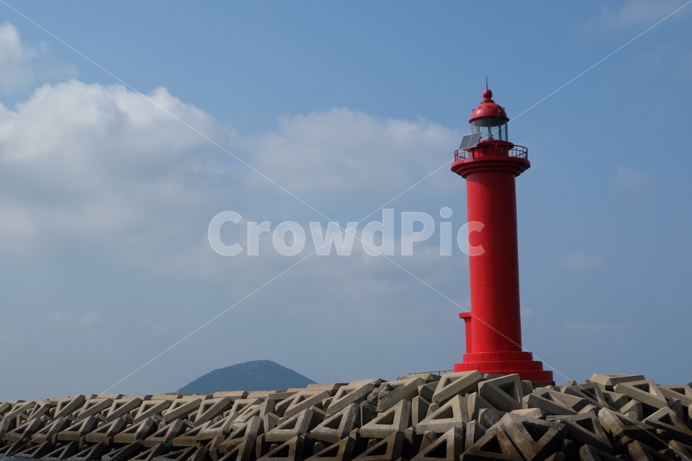 등대,바다,붉은등대,방파제,lighthouse,성산일출봉,제주,제주도,우도,등대,lighthouse