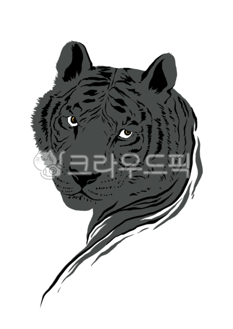 호랑이,검은호랑이,호랑이일러스트,호랑이그림,흑호,흑호그림,2022,2022년,호랑이해,검은호랑이해,동물일러스트,일러스트
