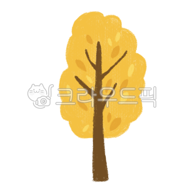 단풍나무일러스트,은행나무일러스트,은행나무,가을나무,나무일러스트