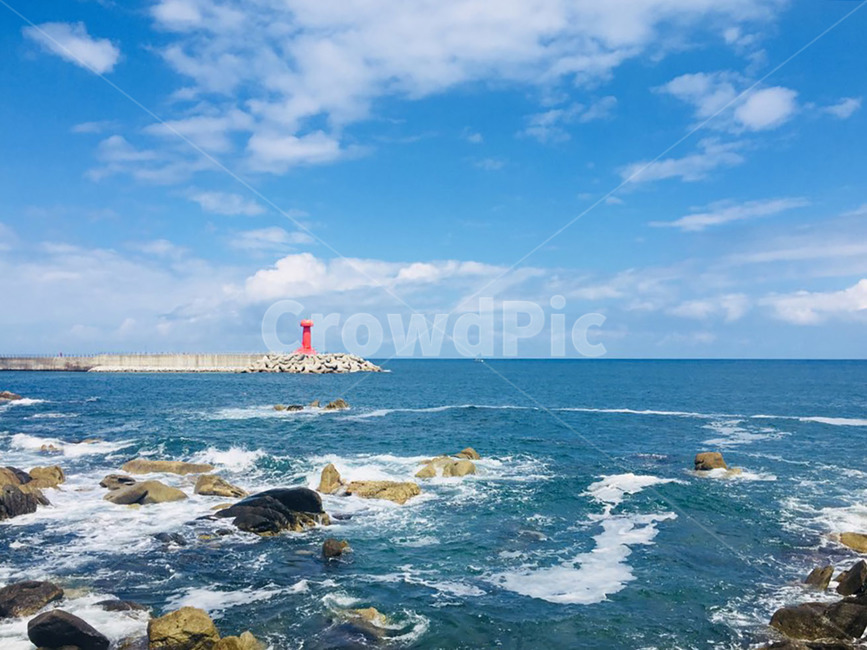 하늘,구름,등대,파도,바다,동해,등대,lighthouse,ocean,대양,water,물,nature,자연,sea,outdoors,옥외