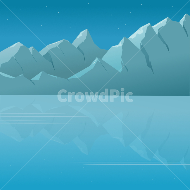 배경,산,강,호수,밤,풍경,자연,mountain,nature,background,night,일러스트