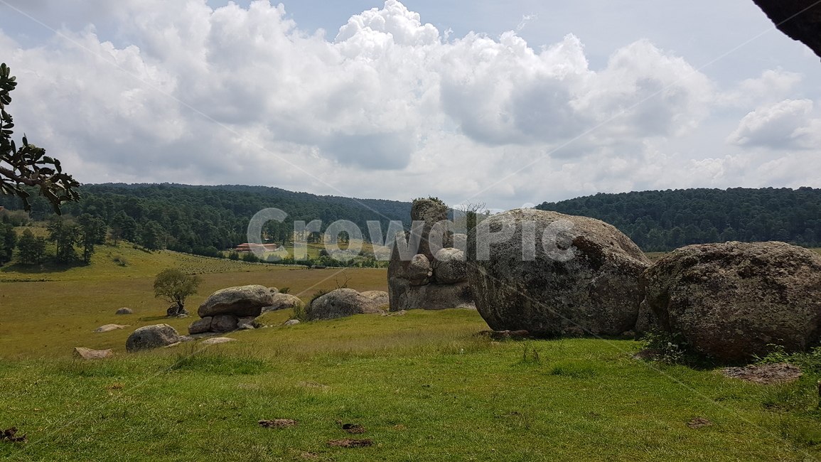 목가적인,초원,바위,공원,하늘,구름,멕시코,타팔파,들,목초지,자연,야외,field,grassland,nature,outdoors