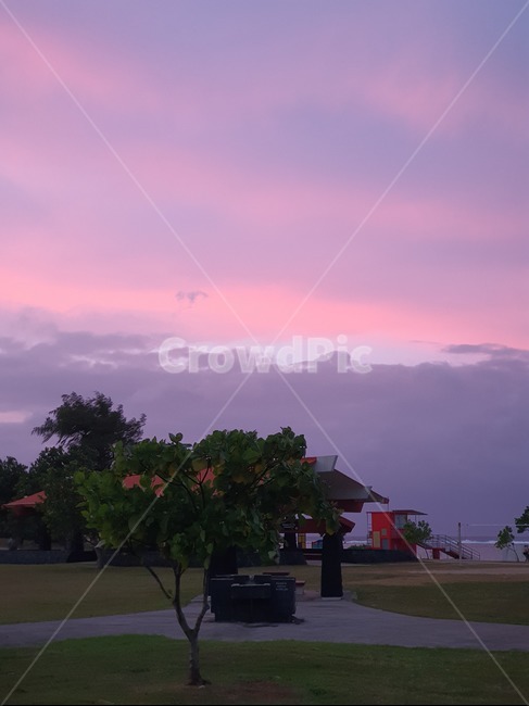 하늘,해질녘,붉은하늘,sunset,guam,괌