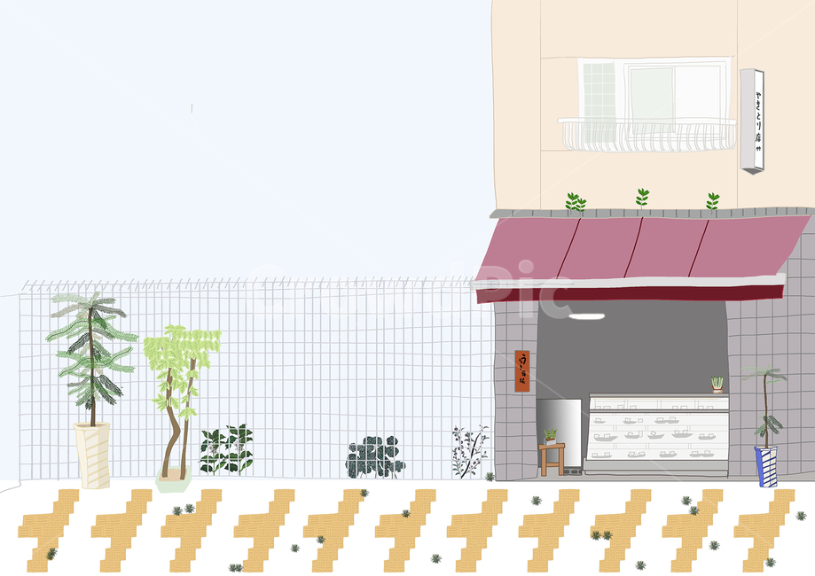 일러스트,도시풍경,식물,일레스트레이션,집,건축물,건물외관,exterior,building,structure,architecture,construction,그래픽,일러스트레이션,graphic,illustration