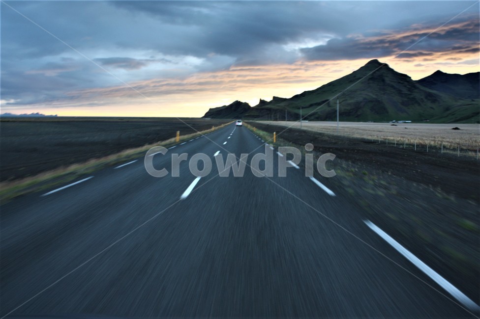 도로,자연,산,배경,구름,석양,일출,새벽,먼지,깨끗,시원,강렬,자연,풍경,nature,landscape,road,freeway,고속 도로,highway,고속도로