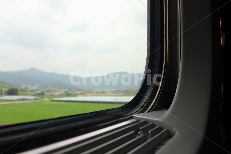 창문,기차,낭만,ktx,시골