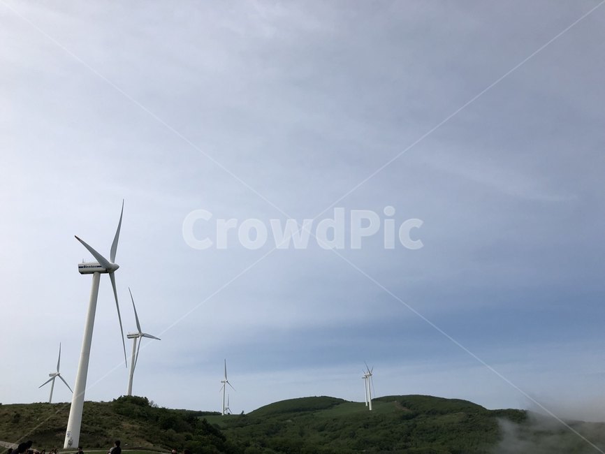 바람,강릉,풍차,풍력발전,풍력발전소