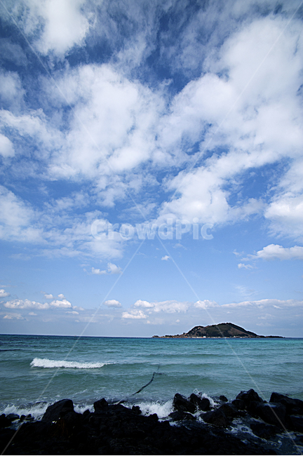 제주도,구름,하늘,파랑,현무암