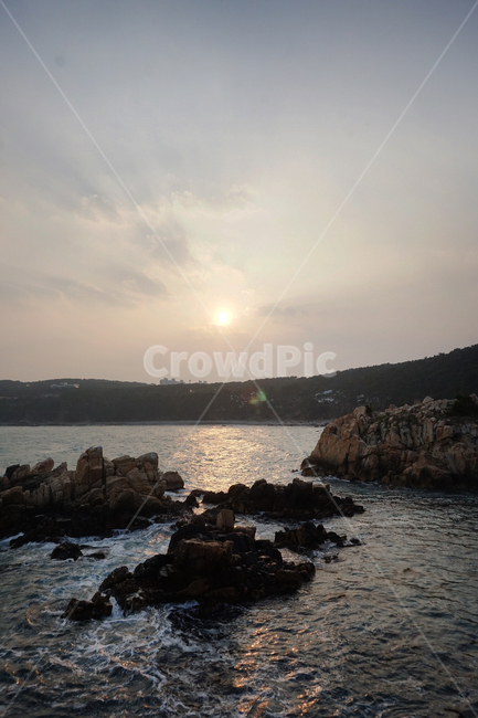 울산,일몰,바다,대왕암공원,풍경,자연,감상,감성,울산바다