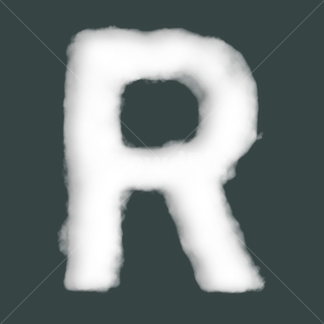 구름,알파벳,타이포그래피,폰트,r,cloud,그래픽,일러스트레이션,graphic,illustration