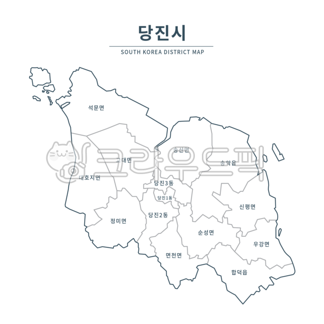 당진,당진시,당진지도,당진시지도,당진시행정구역,지도일러스트,지역,대한민국,행정구역,맵,시,군,구,단위,지도,행정구역지도,일러스트,png