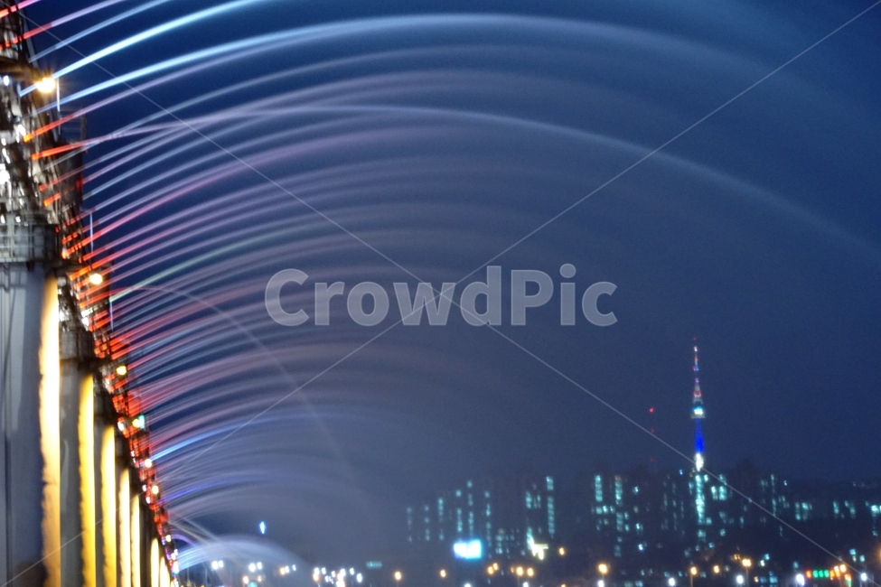 잠수교,한강,야경,분수쇼,다리,야경,밤,풍경,nightscape,night,landscape,도시,city,한국도시풍경,한국도시경관,korea cityscape,lighting,조명