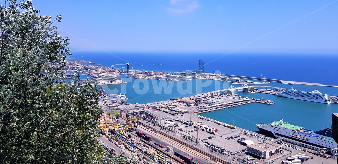 항구,컨테이너,지중해,바르셀로나,유럽,바다,스페인,풍경,배경,자연,파란색,port,container,themediterranean,barcellona,europe,sea,spain,scenery,background,nature,blue,도시,풍경,city,landscape,해외,외국,세계,foreign,oversea,world,세계도시풍경,해외도시풍경,외국도시풍경,world cityscape,outdoors,옥외,경치,road,도로