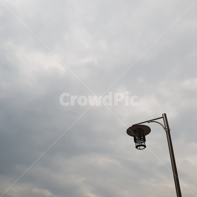 하늘,가로등,구름,sky,cloud,white,gray