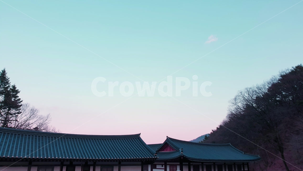 전통,랜드마크,절,직지사,하늘,건물,바탕화면,배경화면,지붕