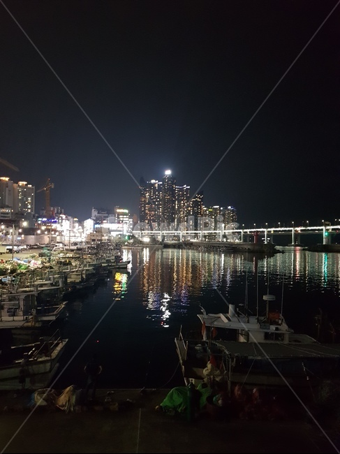 느낌,풍경,도시,저녁어두운,에쁜