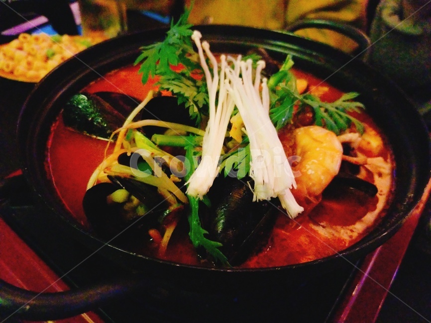 해물탕,한국요리,짬뽕,홍합,매운홍합,술안주,dish,food