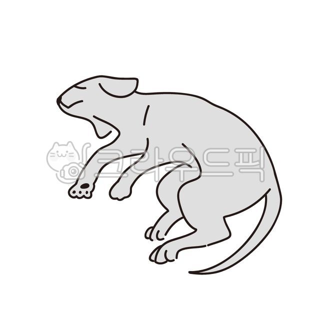 dog,puppy,개,강아지,누워있는,아픈,반려동물,일러스트,illust,lineart