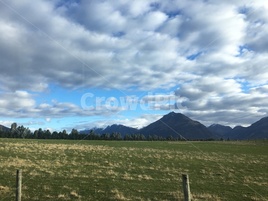 nature,자연,하늘,sky,cloud,구름,초원,들,뉴질랜드,newzealand,자연,풍경,nature,landscape,outdoors,옥외,weather,날씨,field,grassland,목초지,cumulus,적운