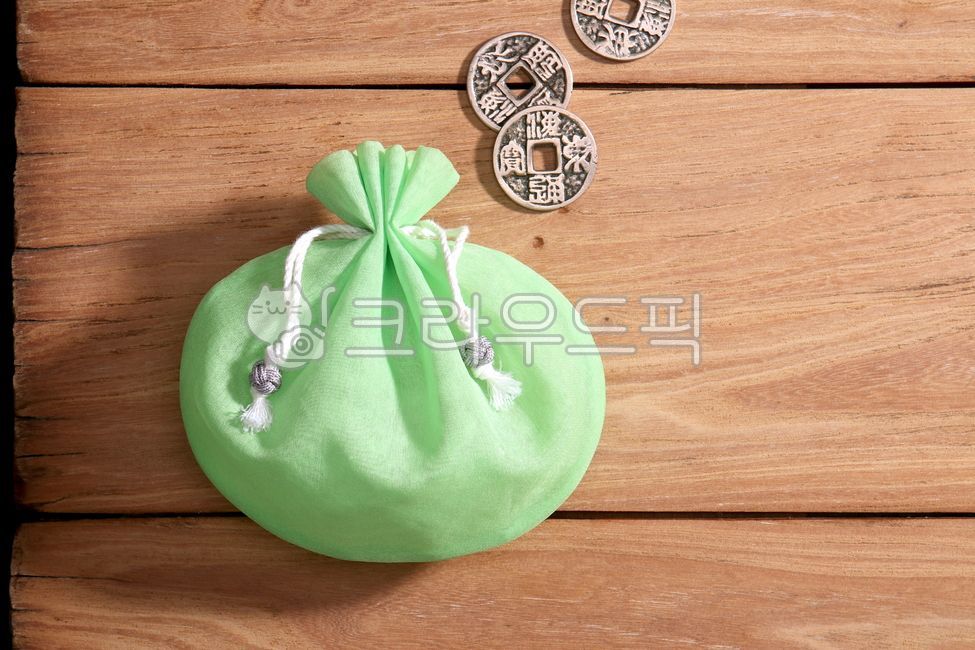 명절,복주머니,엽전,배경판,핑크