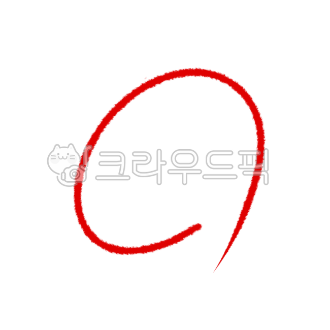 채점,동그라미,정답,정답표시,점수,빨간펜,빨간색연필,색연필,누끼,빨간동그라미,선생님,시험