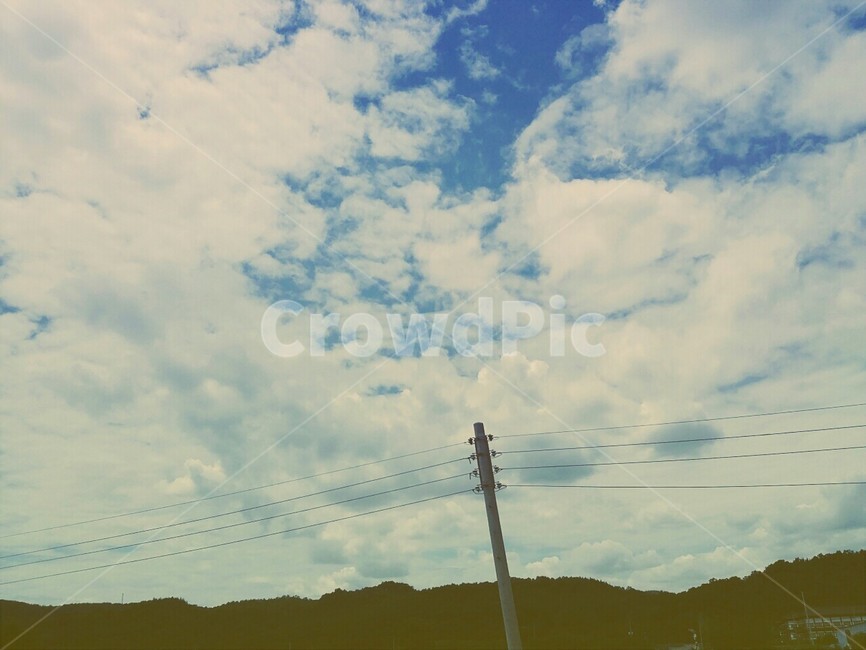 하늘,구름,산책,드라이브,풍경,자연,풍경,nature,landscape,cable,케이블,power lines,전력선,electric transmission tower,송전탑