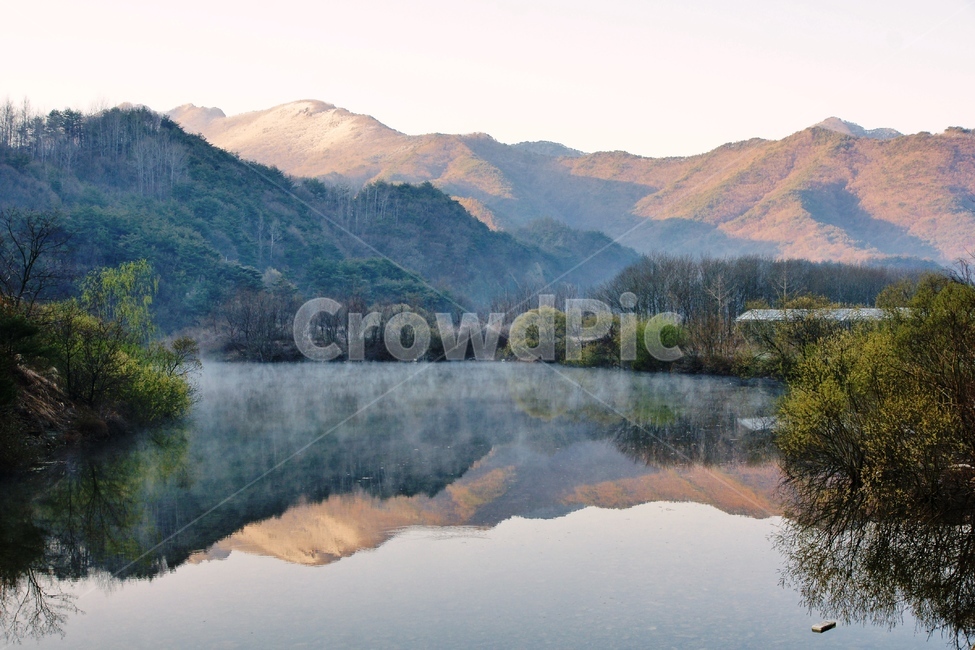 자연,nature,water,저수지,물안개,반영,자연,풍경,nature,landscape