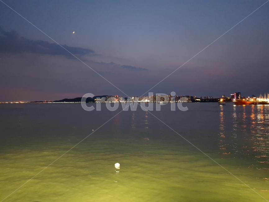 저녁,바다,석양,인천,자연,landscape,sea,풍경,해안,월미도,밤바다