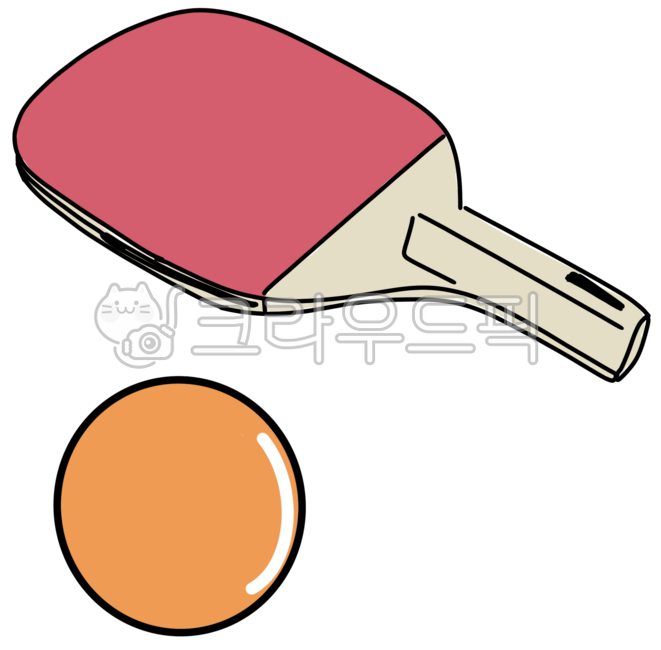 탁구,탁구공,탁구채,일러스트,감성,운동기구,운동