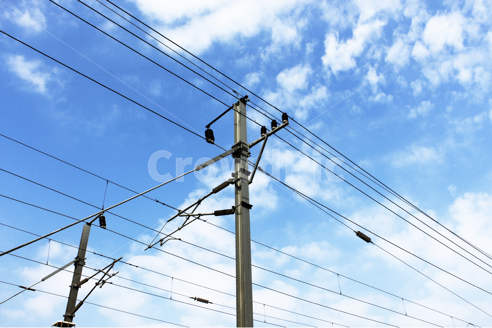 기차,고압선,전기줄,하늘,위험,자연,풍경,nature,landscape,utility pole,전신주,cable,케이블,power lines,전력선