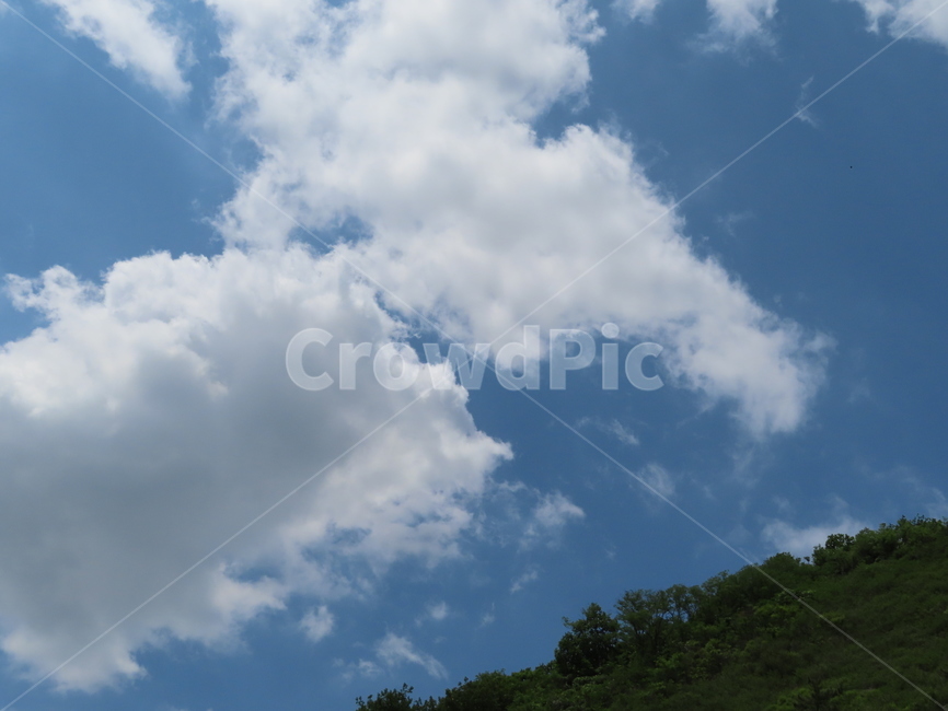 구름,하늘,언덕,흰색,파랑색,초록색,아름다움,풍경,자연,thesky,sky,white,blue,green,beauty,landscape,nature