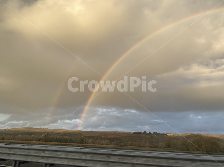 쌍무지개,행운,무지개,rainbow,구름,우연,nature,자연,sky,하늘