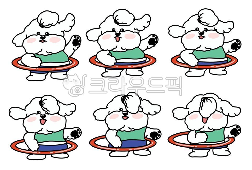 work out,welcome summer,cute,character,puppy,chubby,hula hoop,Sportswear,diet,Bichon Frize,Bichon,pet