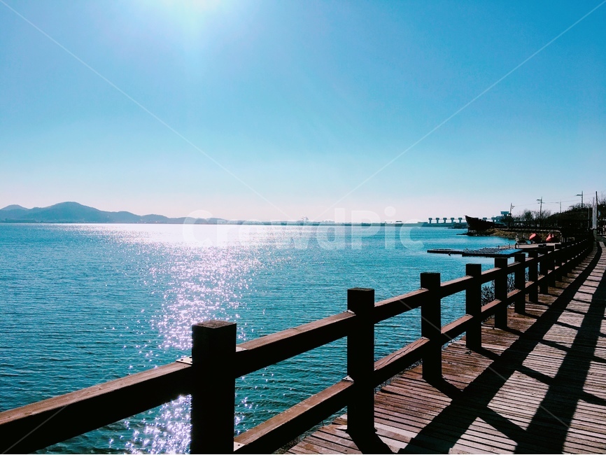 바다,평택호,하늘,자연사진,한국,바닷가,자연,풍경,nature,landscape,railing,난간,banister,handrail