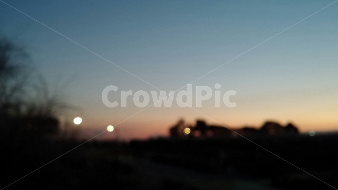 Sky Park,night sky,sunset,fire,blurry