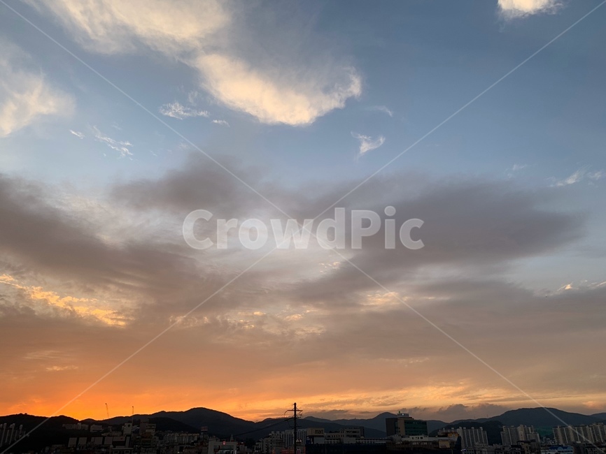하늘,노을,날씨,자연,sky,맑음