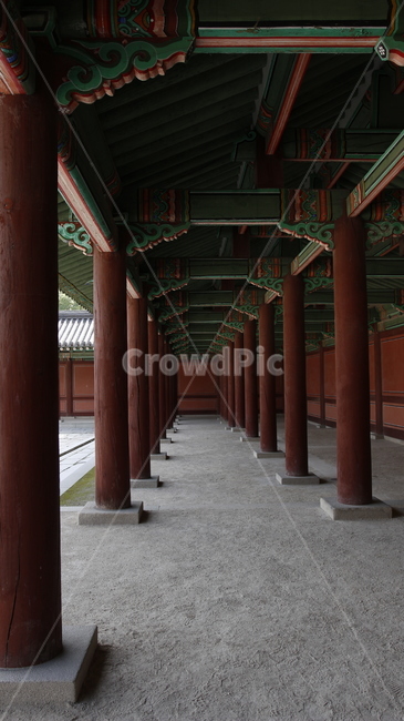 창덕궁,궁궐,조선,한옥,전통,기와,지붕,서까래,대들보,구조,목구조,Structure,WoodStructure,녹색,단청,패턴,Pattern