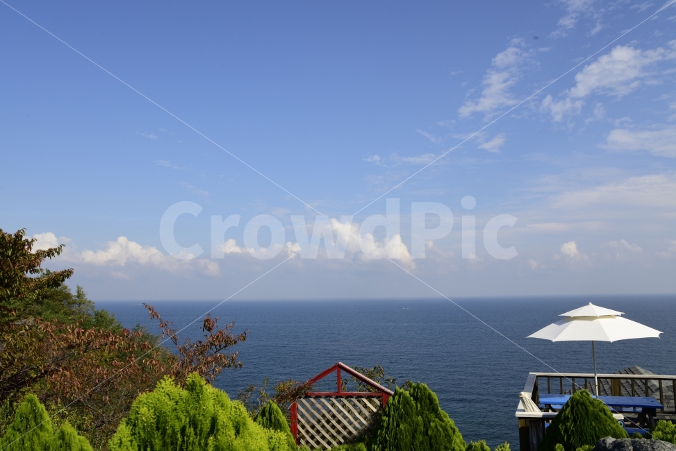 바다,풍경,하늘,파라솔,수평선,가을,sea,landscape,sky,sealine,자연,풍경,nature,landscape,outdoors,옥외