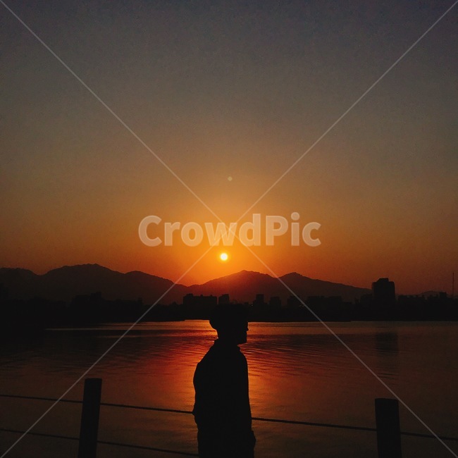 태양,해질녘,sunset,고독,고요한